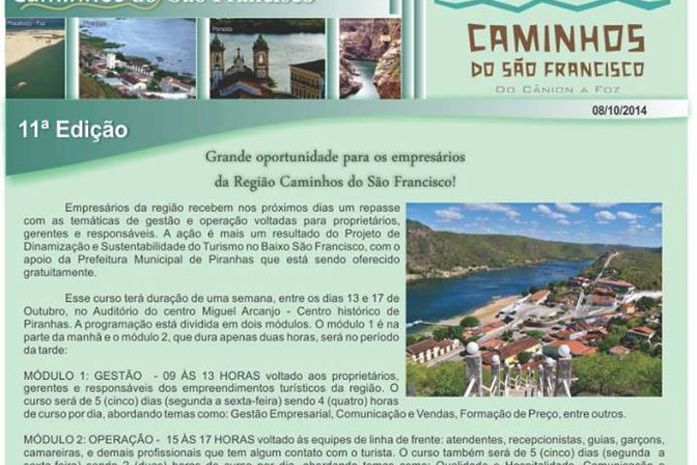 Prefeitura realiza Curso de Aprimoramento em Gestão e Operação de Empreendimentos Turísticos