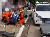 Acidente entre carro e moto deixa três feridos em Arapiraca