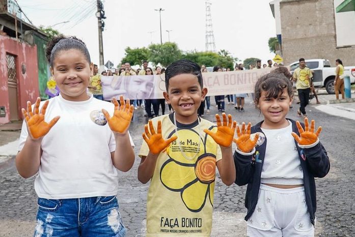 Traipu realiza caminhada contra o abuso e exploração sexual infantil