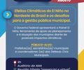 AMA e Governo Federal reúnem municípios para preparar gestão diante dos efeitos do El Niño