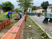 Pós-enchente: Prefeitura de Branquinha realiza reparos em praças