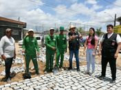 Infraestrutura e mobilidade: Prefeito Gilberto Gonçalves acompanha obras de pavimentação e drenagem do Complexo Brasil Novo