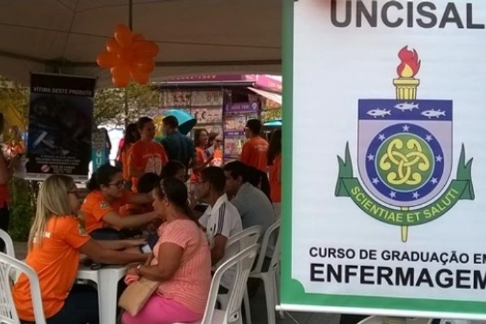 Ação contra o tabagismo no Centro de Maceió