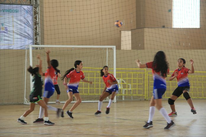 Handebol é a atração do terceiro dia de disputa no Ginásio João Paulo II