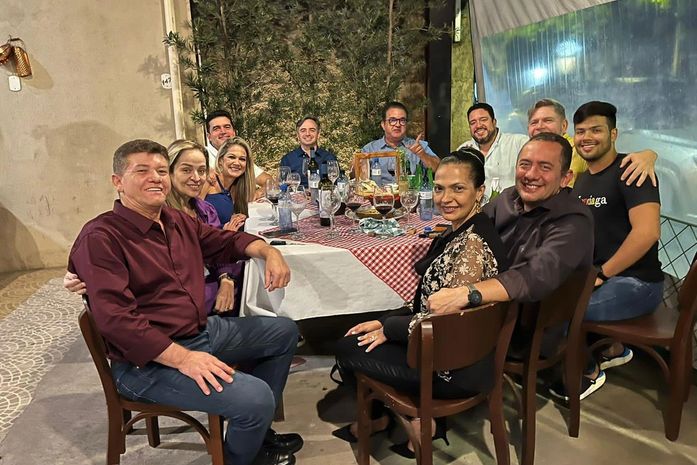 Rui Palmeira participa de jantar com empresário Celso Pessoa, em Arapiraca