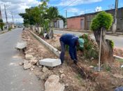 Prefeitura de Santana do Mundaú está realizando obras de urbanização no Residencial Jussara