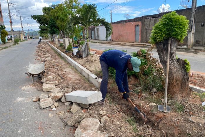 Prefeitura de Santana do Mundaú está realizando obras de urbanização no Residencial Jussara