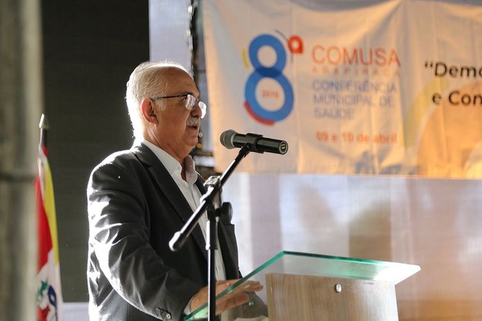 Teófilo participa da abertura da 8a Conferencia Municipal de Saúde