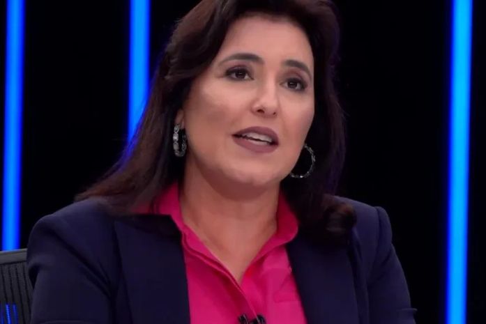 Simone Tebet em entrevista ao Jornal Nacional