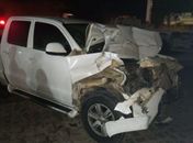 Condutor de veículo é socorrido para o HGE após colidir com reboque carregador de cana-de-açúcar 