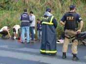 Homem morre após colisão entre motocicleta e carreta na BR 101 em Flexeiras