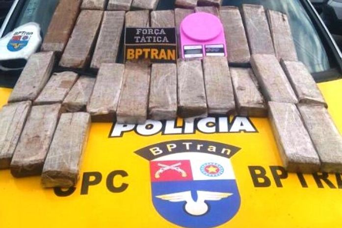 Maconha apreendida