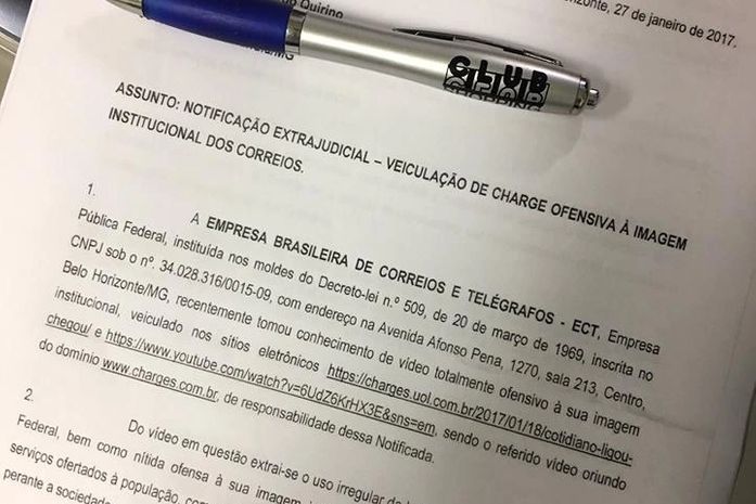 Correios ameaça processar humorista por conta de uma piada. Eis o Brasil!
