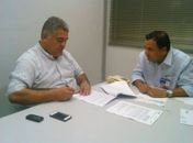  Prefeito George Clemente comemora atual situação de São Miguel dos Campos e assina convênios
