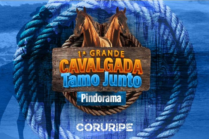 Prefeitura de Coruripe realiza na Pindorama 1ª Grande Cavalgada Tamo Junto