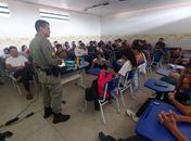 Para combater ameaças de ataque, forças policiais intensificam ações e visitas a escolas em AL
