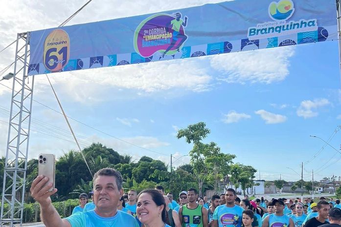 Prefeitura de Branquinha inicia programação em comemoração aos 61 anos de emancipação política com corrida