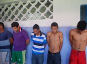 Presos durante a operação 