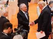 Michel Temer e Donald Trump, durante a cúpula do G20