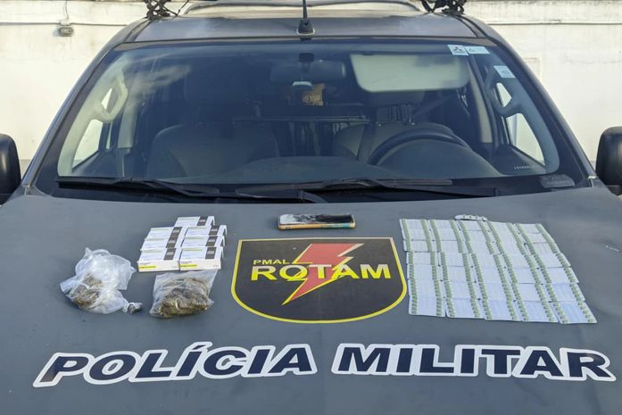 Três homens são presos com drogas e centenas de comprimidos de Rohypnol em Maceió