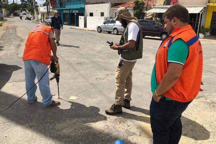 Estudo coordenado para analise de causas de rachaduras no bairro do Pinheiro