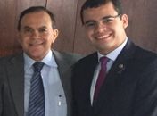 Ex-deputado estadual Gilvan Barros e o deputado estadual Gilvan Barros Filho (PSDB)