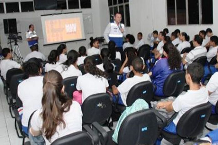 Palestra para alunos do CPM esteve entre as ações