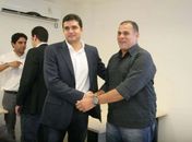 Prefeito Rui Palmeira e vereador Eduardo Canuto