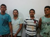 Bandidos foram presos ao trocar tiros com polícia (Foto: divulgação)