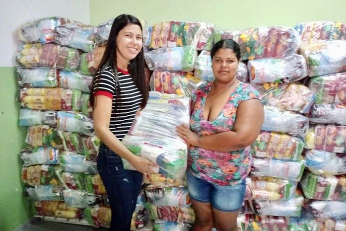 Cestas Nutricionais e enxovais são entregues às famílias carentes de São José da Laje