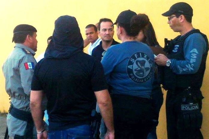Reconstituição de crime no Village Campestre
