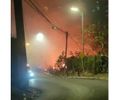 Incêndio de grandes proporções mobiliza bombeiros na Ladeira da Moenda