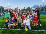 JHC visita obras de Areninha no Medeiros Neto e ressalta importância de espaços para prática esportiva