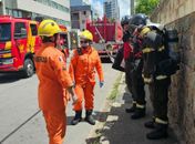 Incêndio atingiu sistema de refrigeração de hotel e hóspedes deixaram prédio em segurança, diz direção