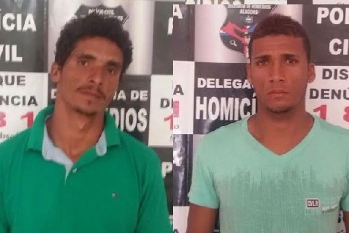 Erivaldo Jorge de Oliveira, de 29 anos, e Elinaldo Jorge de Oliveira, de 26 anos