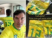 Brasileiro compra camisa da Seleção em site chinês e entrega viraliza