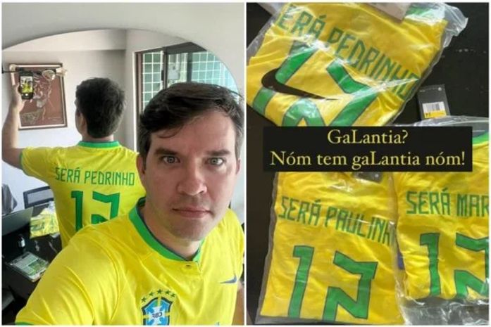 Brasileiro compra camisa da Seleção em site chinês e entrega viraliza