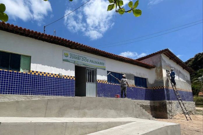 Prefeitura de Branquinha segue realizando reestruturação de escolas