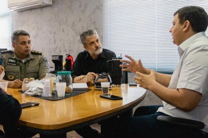 Prefeito Carlos se reúne com secretário estadual de Segurança na busca de apoio para Rio Largo