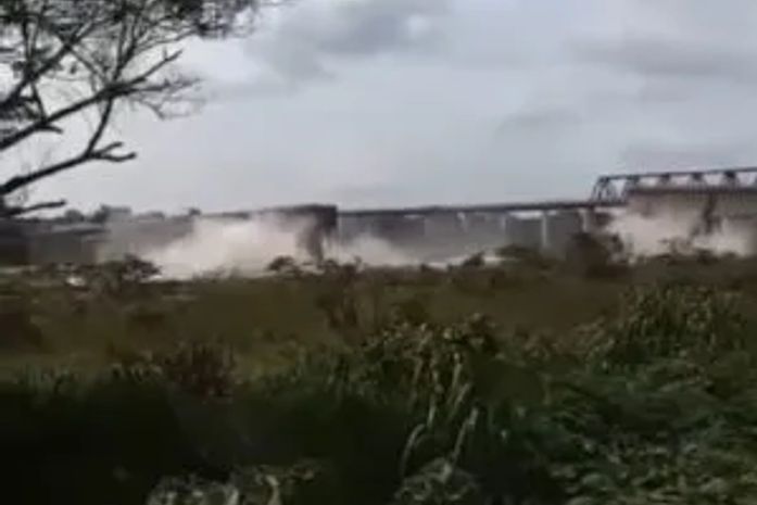 Vídeo: ponte entre MA e TO desaba sobre rio e deixa uma pessoa morta; Renan Filho fala que causas serão apuradas