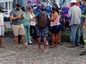 Motociclista ficou ferido ao colidir moto co poste na parte alta de Maceió