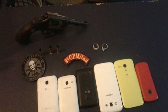 Material apreendido durante operação integrada