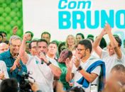 Em Maribondo, Bruno Teixeira e Ubiratan Nunes reúnem grandes políticos em convenção com presença massiva do povo