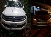Amarok e Hilux recuperadas em Marechal Deodoro