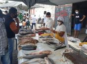 Equipe da Vigilância Sanitária realiza ação educativa na feira do peixe