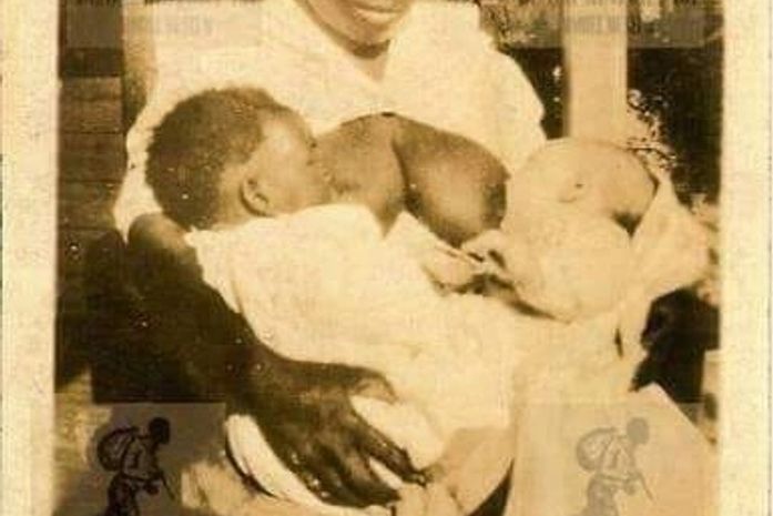 As mulheres pretas-amas de leite na escravidão.