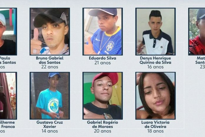 Nove pessoas morreram na ação policial