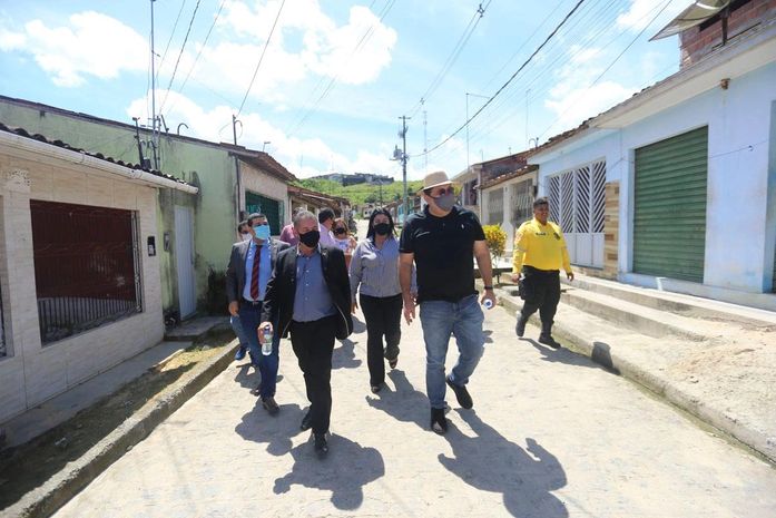 Prefeito Gilberto Gonçalves recebe visita de promotor e procurador-geral de Justiça em Rio Largo