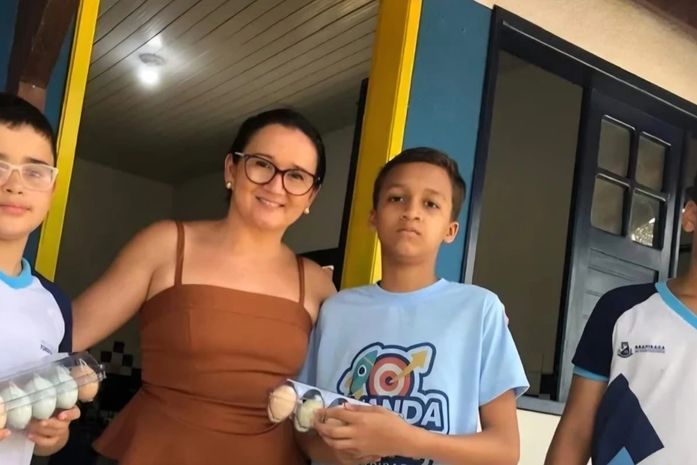 Concurso em Arapiraca vai escolher arte oficial para o rótulo dos ovos produzidos na Escola de Campo