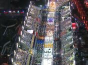 Vista aérea da Sapucaí